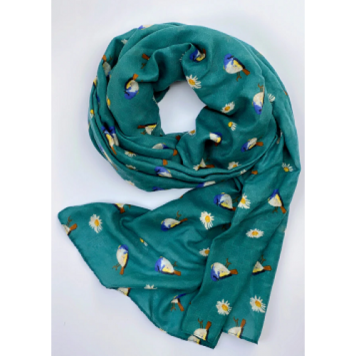 Fable Blue Tit Scarf 95434