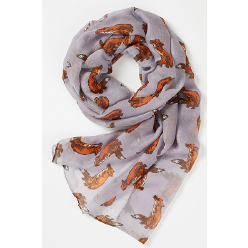 Fable Foxy Print Scarf 95075