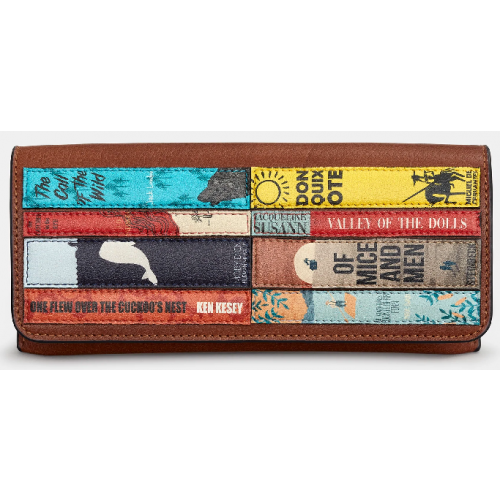 Yoshi Bookworm Brown Leather Glasses Case Y4308
