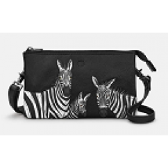 Yoshi Dazzle of Zebras Black Multiway Cross Body Bag YB235