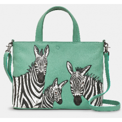 Yoshi Dazzle of Zebras Mint Green Grab Bag Y26