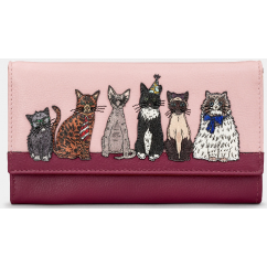 Yoshi Party Cats Flap Over Purse Y1030