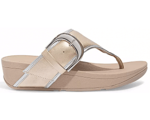 Fitflop OLIVE™ MIXED METAL TOE-POST SANDALS